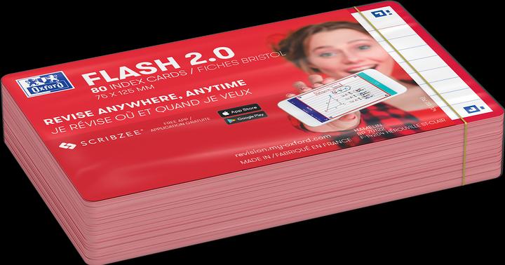 Image du produit Oxford 80 flashcards FLASH 2.0 - 7 (A7, 80 x)