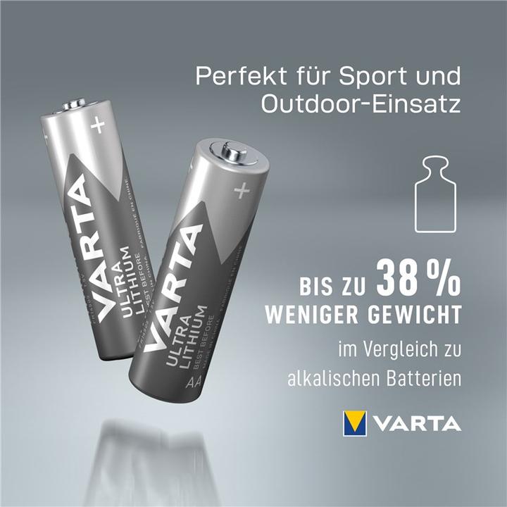 Actual product image Varta Ultra Lithium (2 pcs., AA, 3000 mAh)