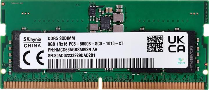Actual product image Lenovo ThinkPad 8GB DDR5 5600MHz SoDIMM Memory (1 x 8GB, 5600 MHz, DDR5 RAM, SO-DIMM)