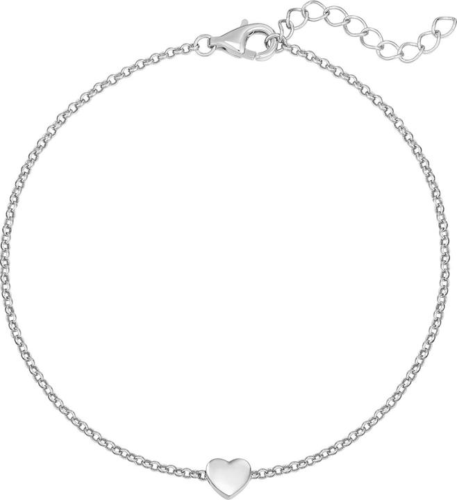 Immagine prodotto Rafaela Donata Damen Armband Herz - 37528 (18 cm, Argento)