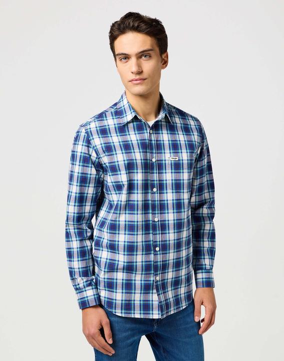 Wrangler Langarmhemd 1 Pkt Shirt (M)