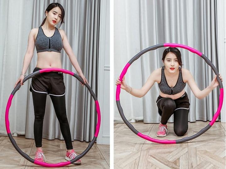 Produktbild Jamb Hula Hoop 95cm Pink 8 Segmente (95 cm, 800 g)