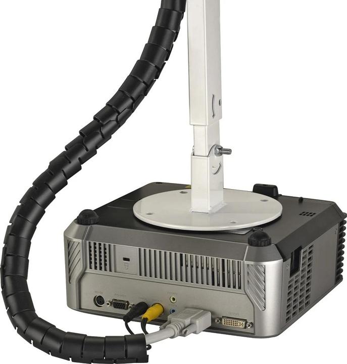 Actual product image Hama Flexible spiral cable conduit, universal, 20 mm, 2.5 m, black (Cable spiral hose, 250 cm)