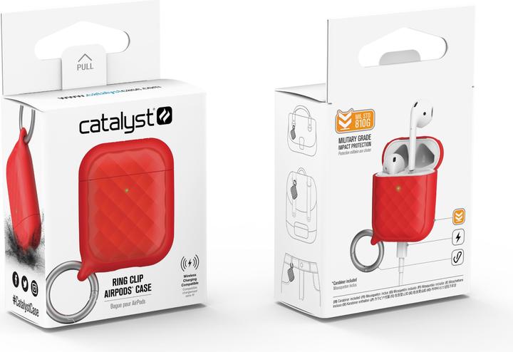 Actual product image Catalyst Ring Clip Case for Apple AirPods (Headphone bag)