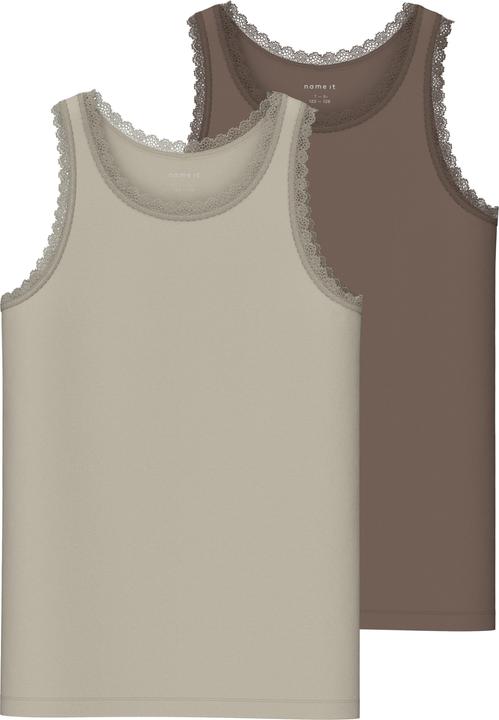 Produktbild Name it Nkftank Top 2p Peyote Lace Noos (134)