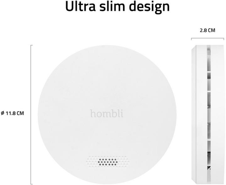 Actual product image Hombli Smart smoke detector