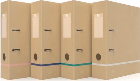 Actual product image Oxford 10 Touareg folders colour assorted cardboard 8.0 cm DIN A4 (A4, 80 mm, 1 Piece)