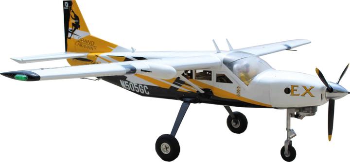 Actual product image Seagull Models cessna 208 grand caravan ex 85" 45cc black/yellow