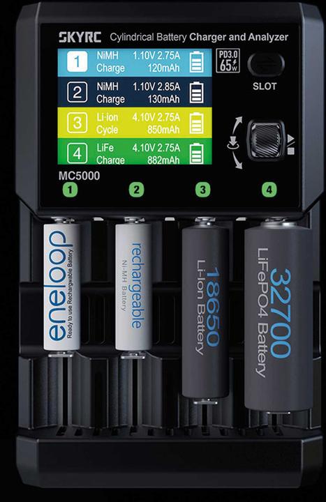 Actual product image SkyRC MC5000 Ladegerät für Rundzellen DC 5A