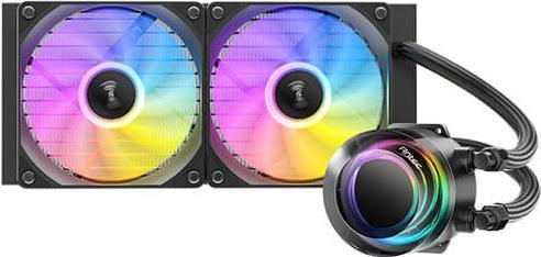 Actual product image Antec Vortex Lum 240 ARGB Waterkoeling Zwart AMD-Intel