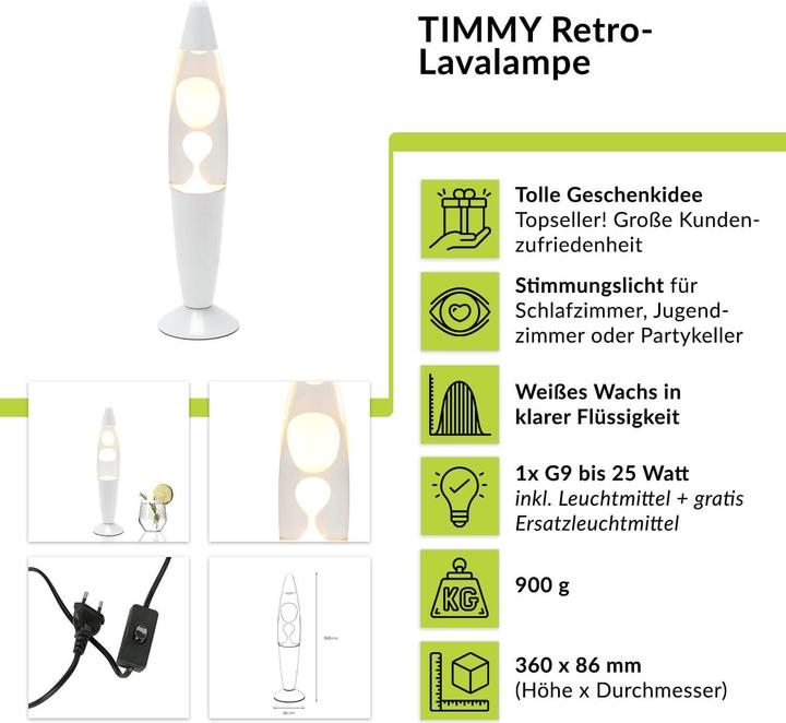 Actual product image Licht-Erlebnisse Timmy (210 lm, G9)