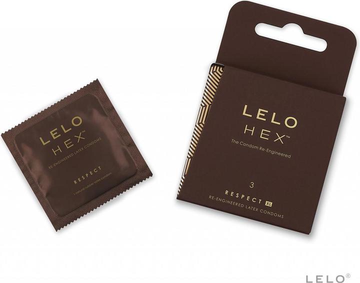 Actual product image LELO HEX Condoms Respect XL (3 pcs.)