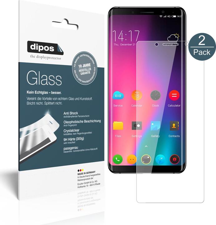 Produktbild Dipos Displayschutz Anti-Shock (2 Stück, Elephone U Pro)