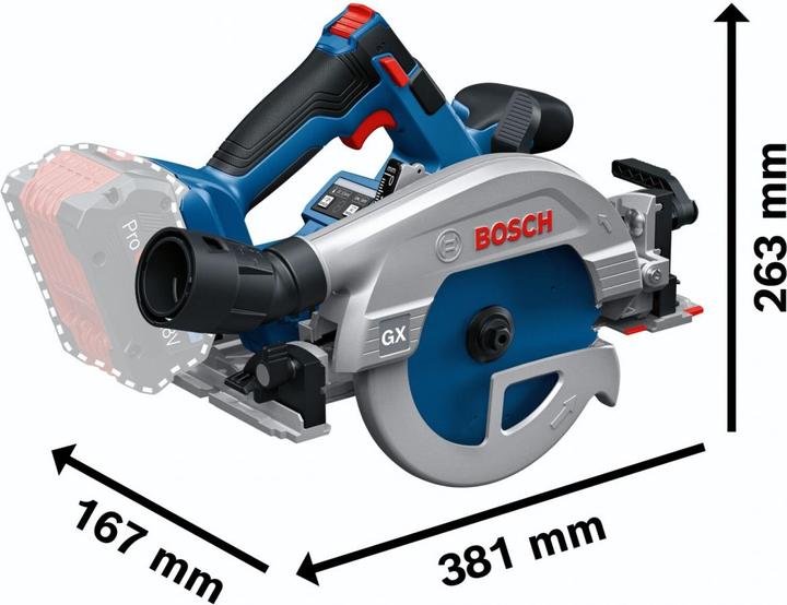 Image du produit Bosch Professional GKS 18V-57-2 GX