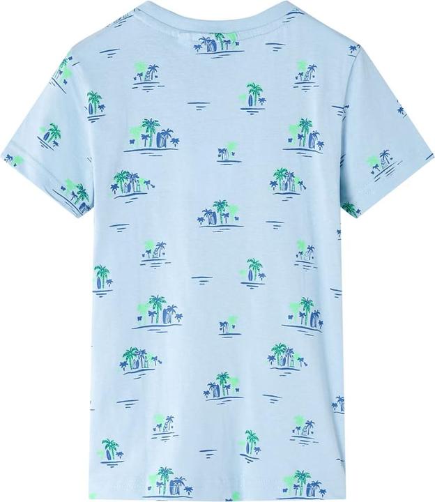 Immagine prodotto VidaXL Maglietta da bambino azzurro 92,Materiale: 100 % cotone,Colore (92)
