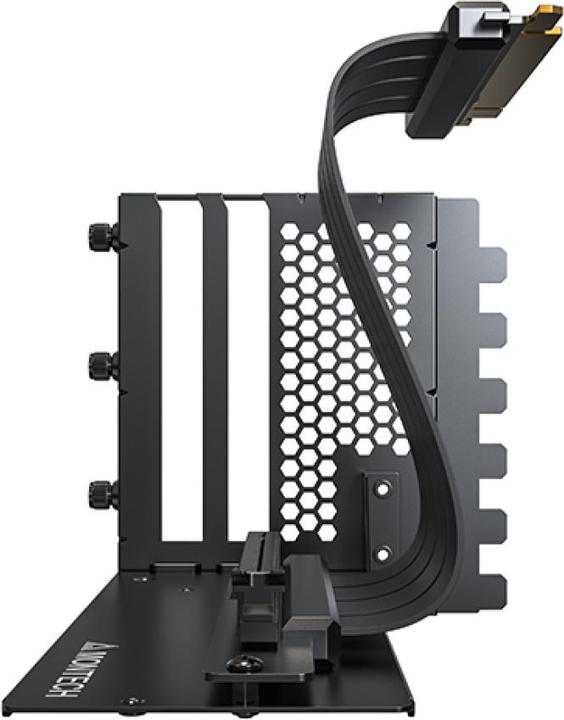 Actual product image Montech Vertical GPU mounting kit, PCIe 4.0 riser cable (black, 20cm)