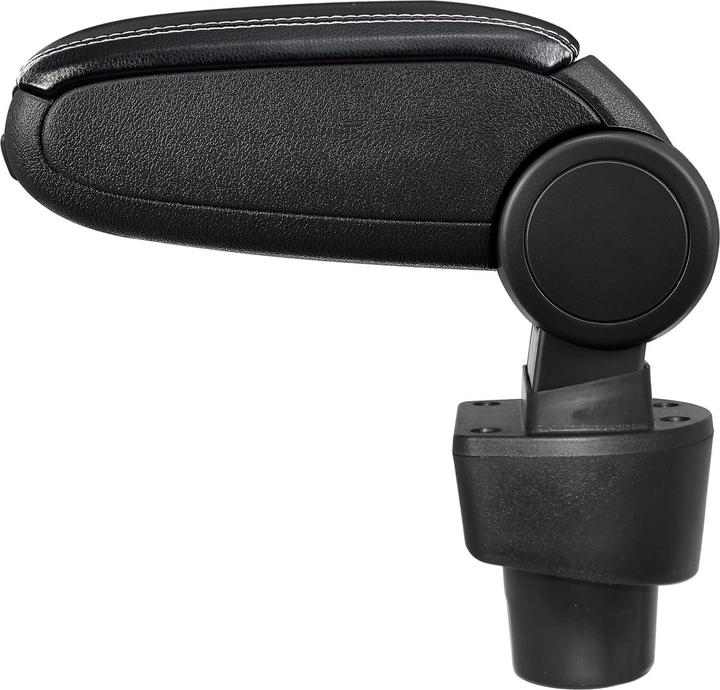 Actual product image Pro-Tec Centre armrest Renault Twingo 3 with storage compartment imitation leather black with white