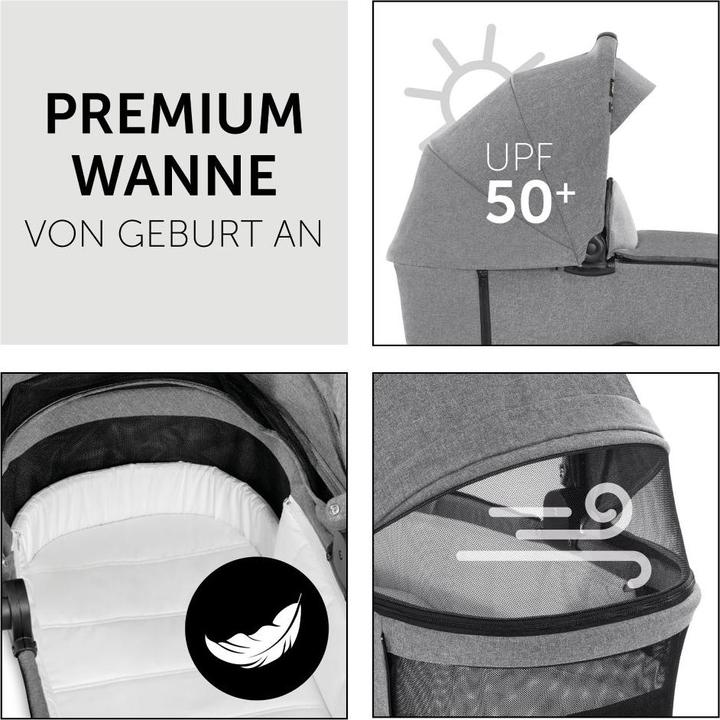 Produktbild Hauck 3in1 Kinderwagen-Set Vision X Trio Set Black