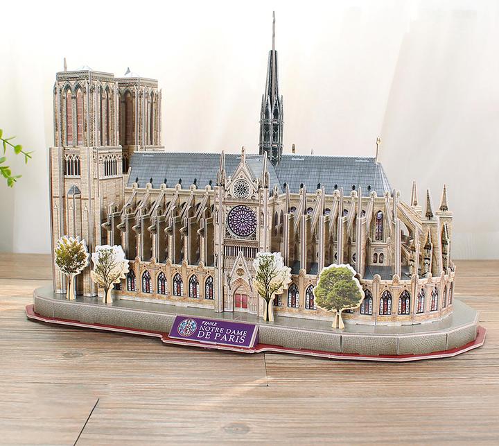 Actual product image Cubicfun Cubic Fun - Notre Dame de Paris 3D 128 pcs (200986) (128 pieces)
