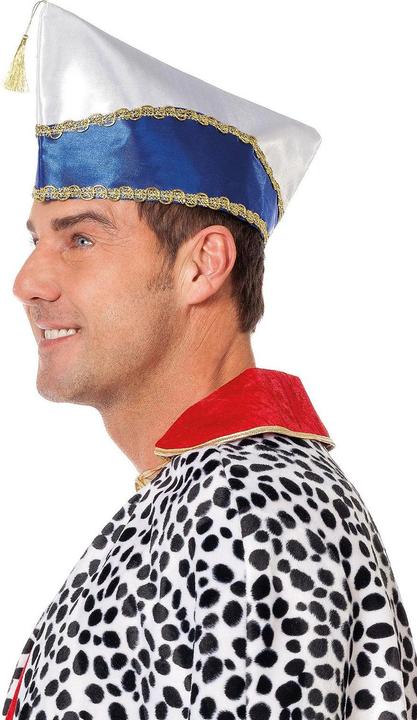 Produktbild Metamorph Narrenkappe blau-weiss - Karnevalsmütze für Fasching