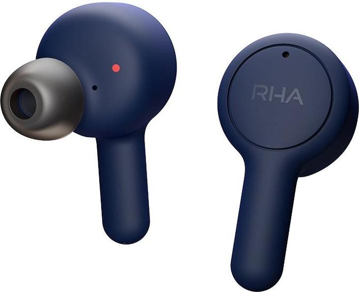 Produktbild RHA TrueConnect 2 True Wireless In-Ear-Kopfhörer mit Charging Case Navy (ANC, 35 h, Kabellos)