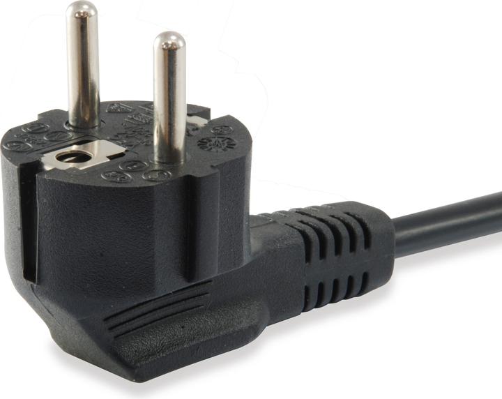 Image du produit equip Câble d'alimentation IEC Schuko -> C13 3m mâle/femelle noir (3 m)