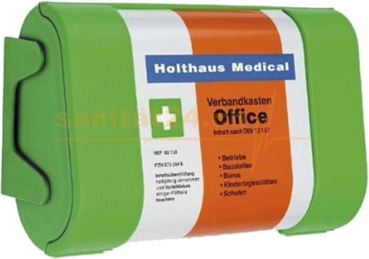 Actual product image Holthaus Medical First Aid Box Office DIN 13157 green (First aid box)