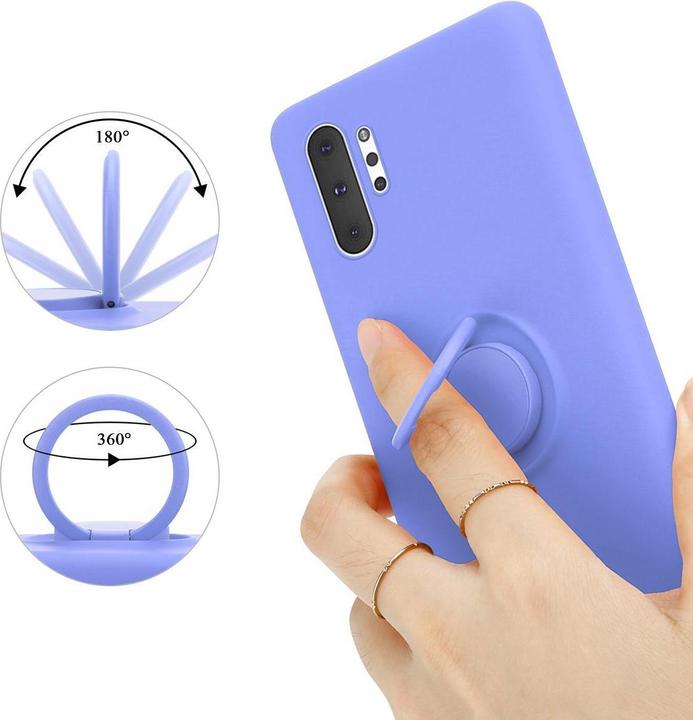 Produktbild Cadorabo TPU Liquid Ring Silicone Case Hülle (Samsung Galaxy Note 10 Plus)