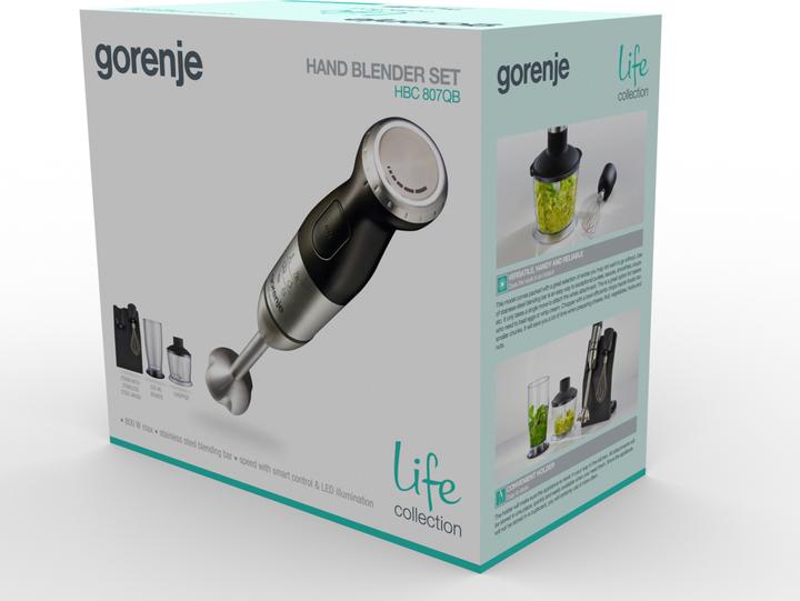 Image du produit Gorenje HBC807QB Blender, manuel, puissance 800 W, noir