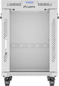 Immagine prodotto Lanberg Armadio rack 15U 600x800 in vetro (10.86 HE, Rack da 19 pollici)