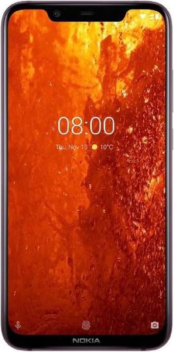 Produktbild Nokia 8.1 (64 GB, Iron, 6.18", Hybrid Dual SIM, 13 Mpx, 4G)