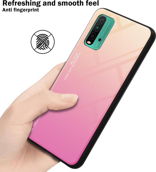 Image du produit Cadorabo TPU 2 couleurs Housse en verre (Xiaomi Redmi 9T, Xiaomi Poco M3)