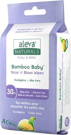 Actual product image Aleva Naturals Bambus zum Naseputzen 30 Stk. (30 Piece)