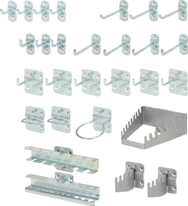 Actual product image KS Tools Hook assortment for hole wall system, 28 pcs