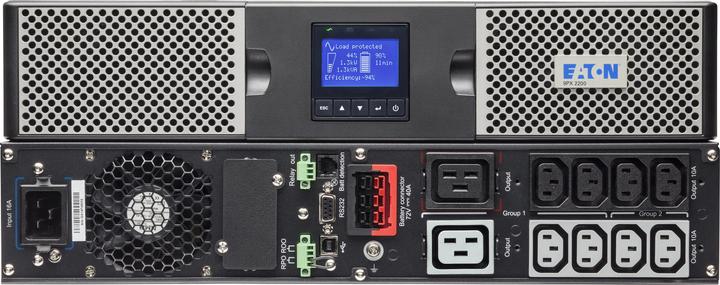 Actual product image Eaton 9PX 2200i RT2U Netpack (2200 VA, 2200 W, Online double converter UPS)