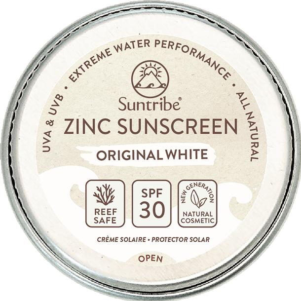 Actual product image Suntribe Zink Sunscreen Original White (Sun cream face, SPF 30, 45 g)