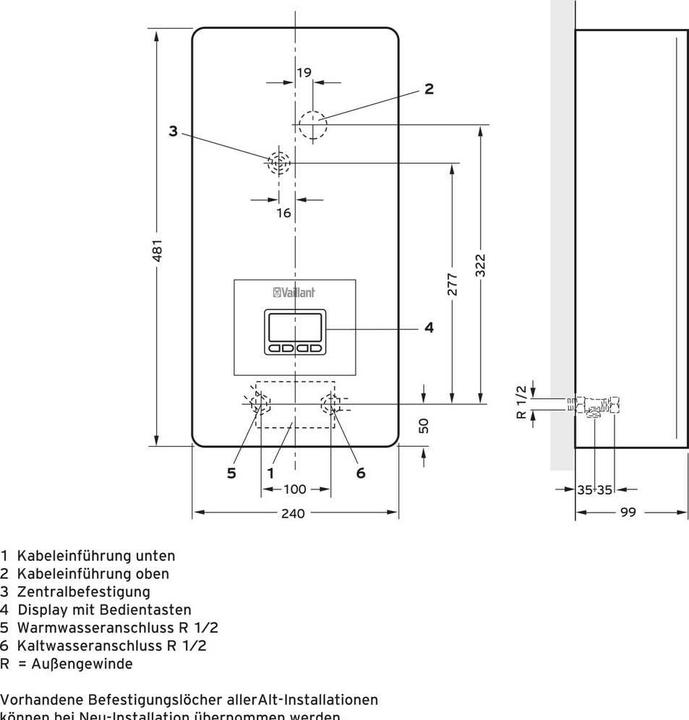 Immagine prodotto Vaillant VED E 21/8 E
