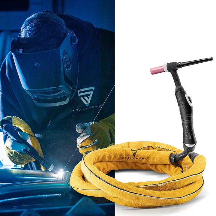 Produktbild Stahlwerk Schutzschlauch Flexhülle 5m Schlauchpakete Leder WIG MIG MAG Plasma