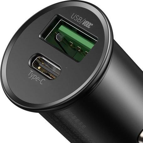 Produktbild Baseus Car Charger USB-C USB-A KFZ-Ladegerät USB-A USB-C Auto-USB-Adapter