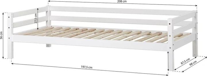 Actual product image Hoppekids Basic junior bed (90 x 200 cm)