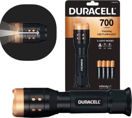 Image du produit Duracell Lampe torche en aluminium 700 LM (14 cm, 700 lm)