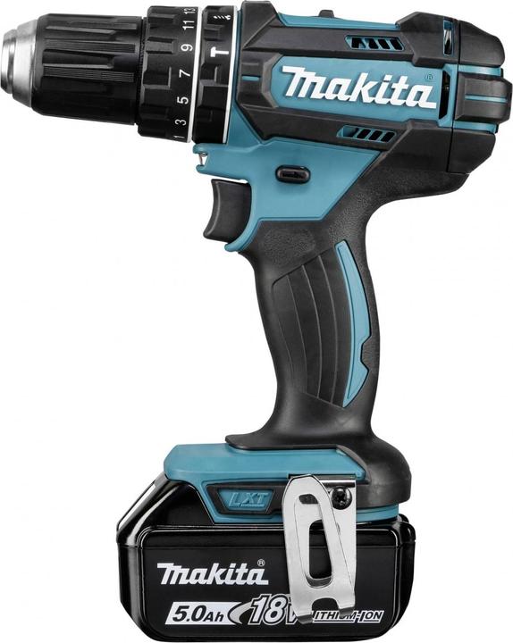 Image du produit Makita DHP482RTJ 18V 2x perceuse à percussion à batterie rechargeable (Fonctionnement sur batterie)