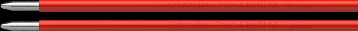 Actual product image Schneider Replacement four-colour refill for Take 4 red Line width: M (Refill unit, Red)
