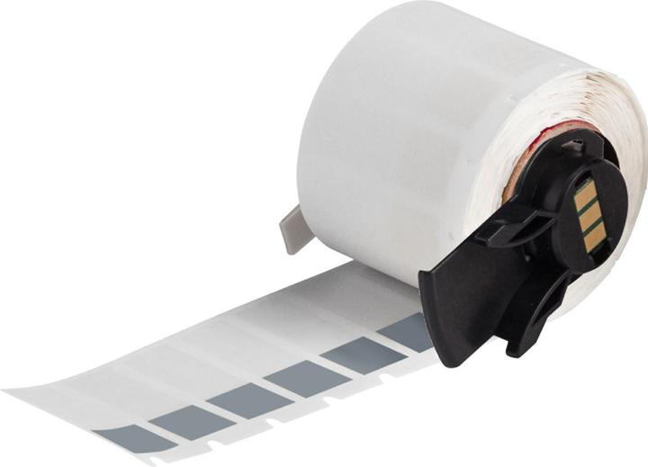 Produktbild Brady M6-29-427-GY, Vinyl, selbstlaminierend, Grau/Transparent, matt, 12.70 x 12.70(38.10) mm, für (1.27 cm)