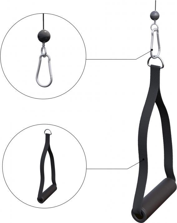 Produktbild Gorilla Sports Kabelzug Griff Paar