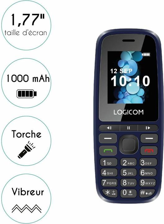 Produktbild Logicom Mobiltelefon Posh 402 (1.77")