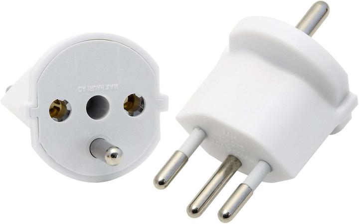 T12/Schuko Fix-Adapter (Type 12, CEE 7/7)