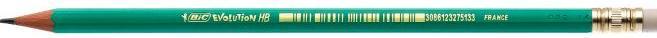 Actual product image Bic Ecolutions 650/655 pencil with eraser (2 mm, HB, 12 x)