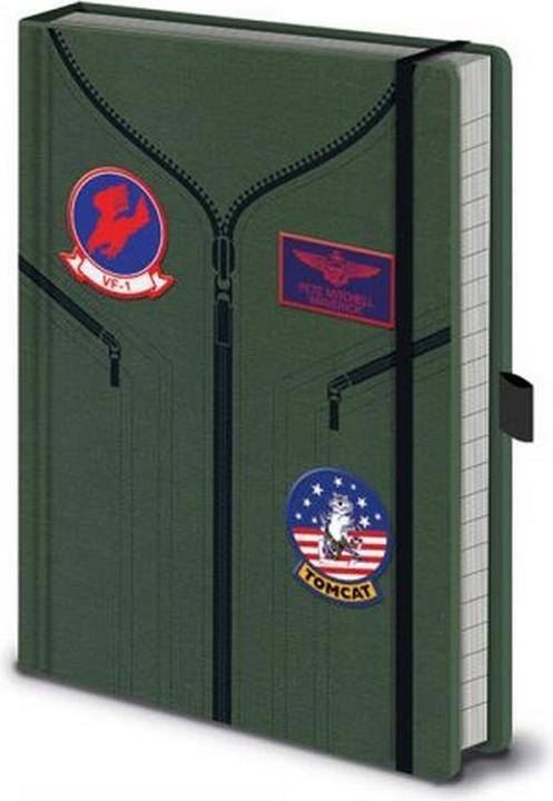 Produktbild Top Gun Notizbuch Premium Fliegeranzug A5 (A5, Liniert, Harter Einband)