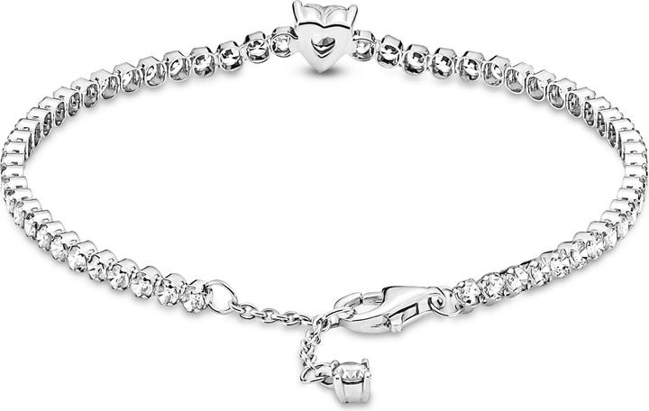 Pandora Tennis Armband (18 cm, Mit Stein(en), Sterling Silber 925)